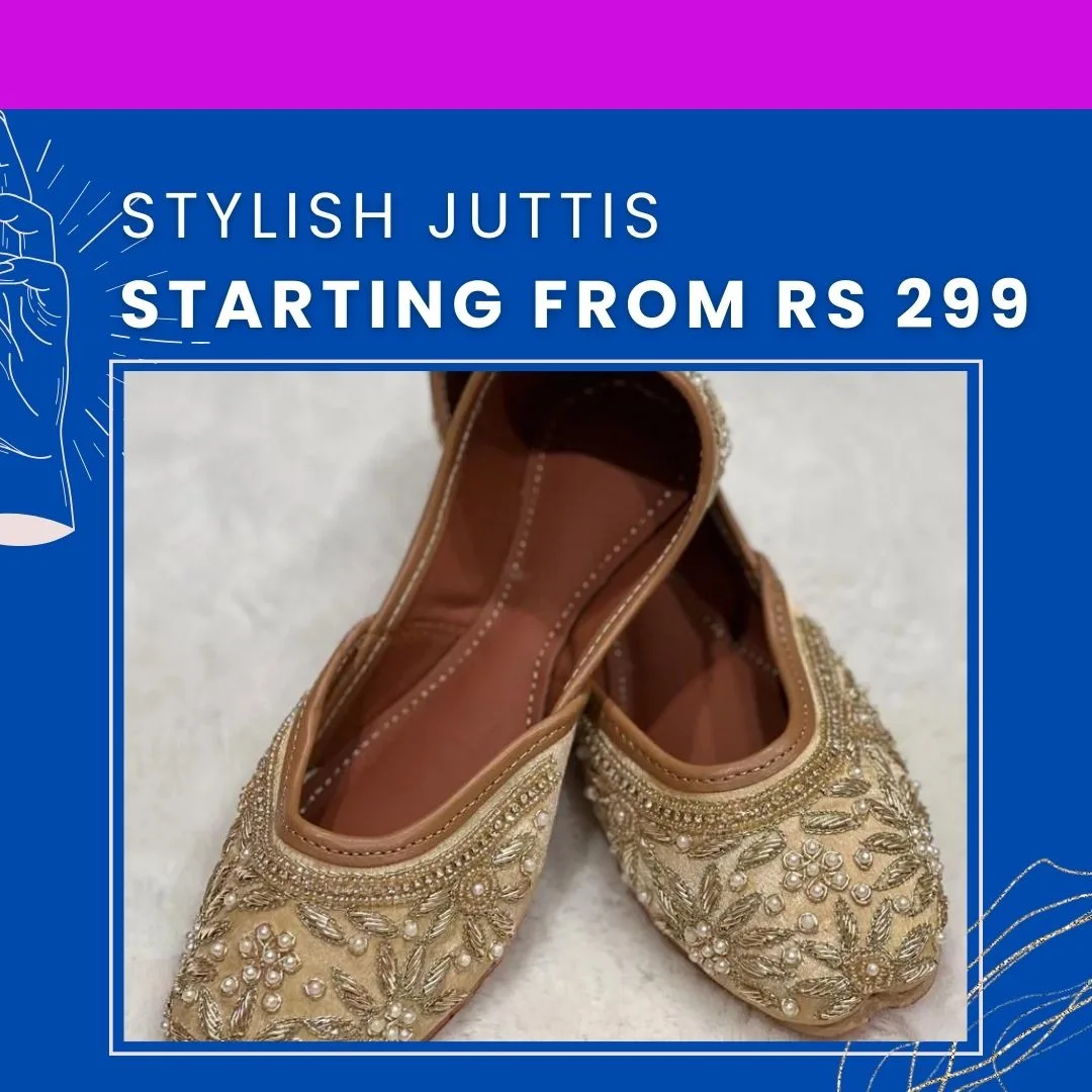 Stylish Juttis Starting From Rs 299